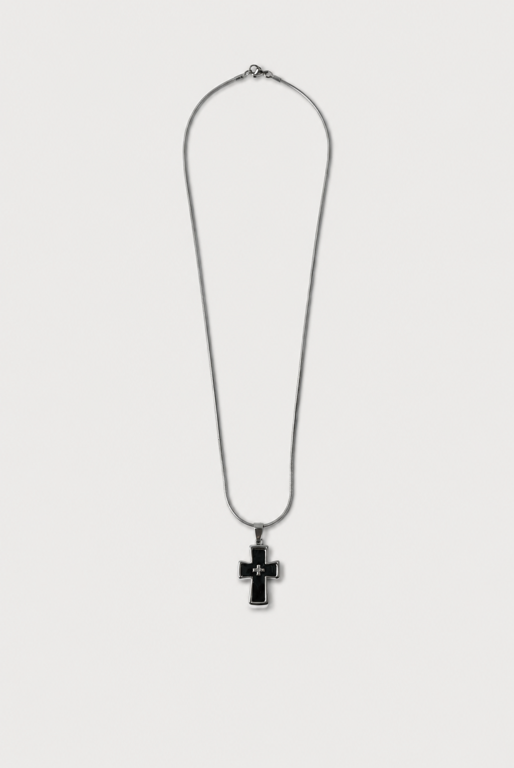 Midnight Faith Cross Necklace