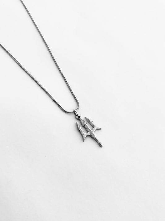 Trident Pendant with Chain