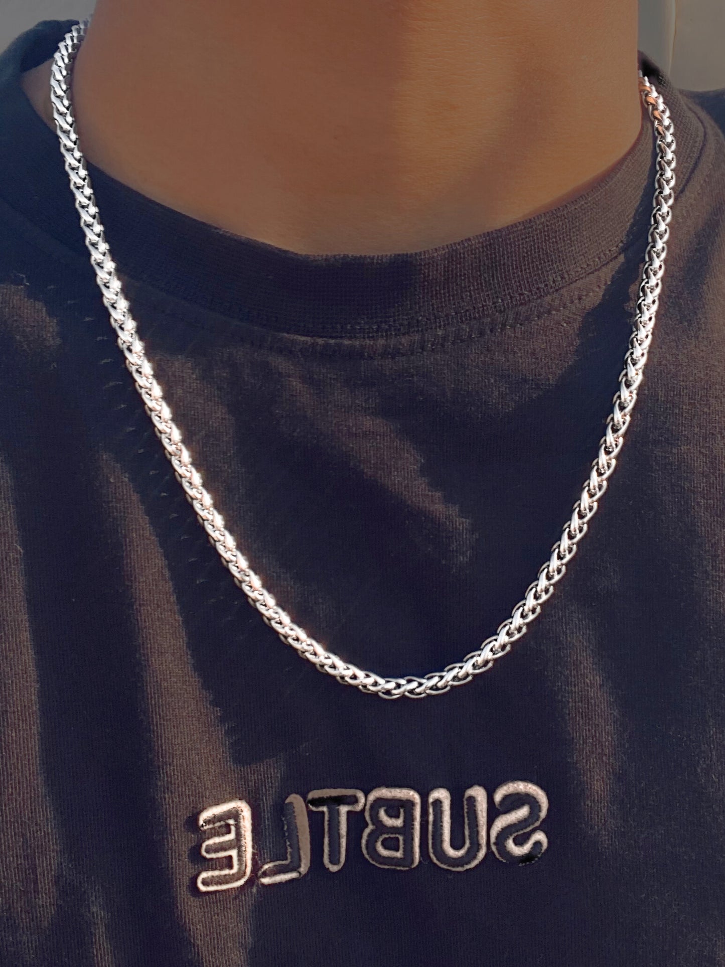 Silver Cuban link Chain