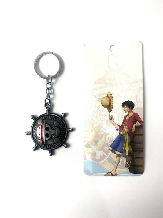 Straw Hat Spinner Keychain