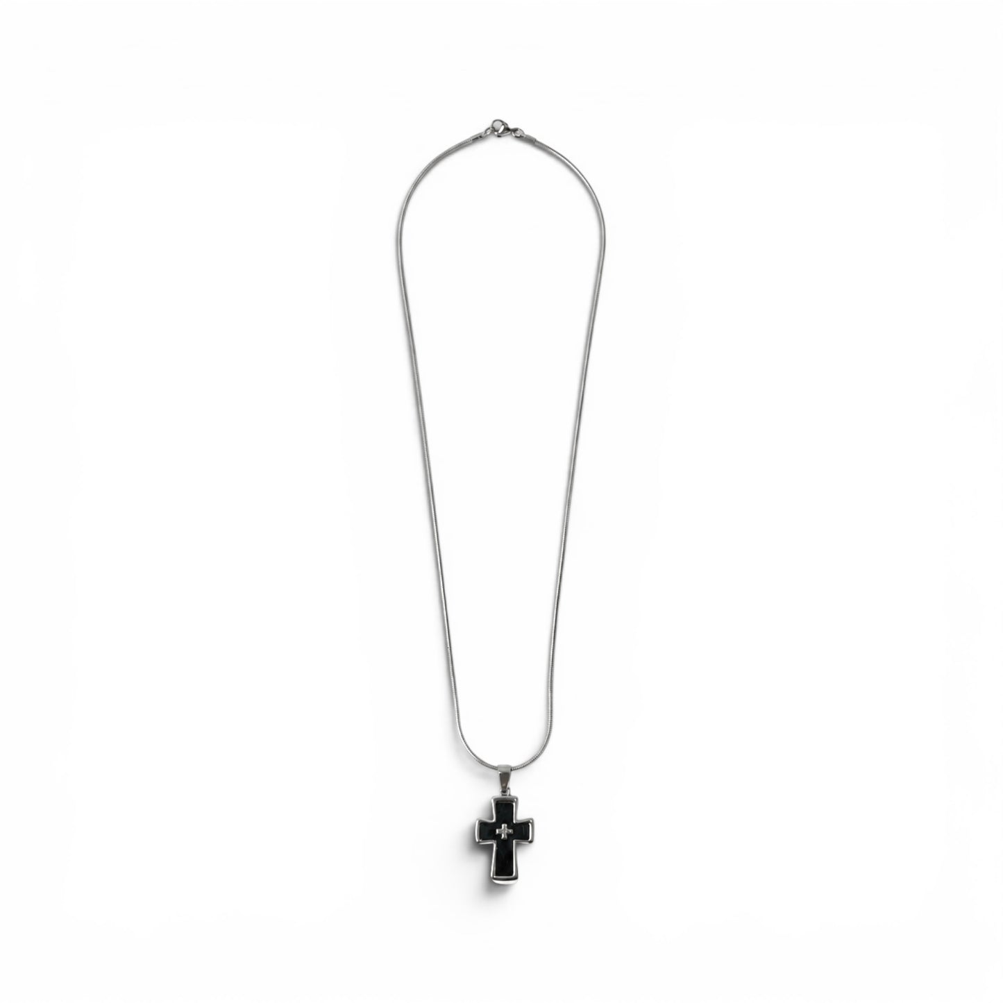 Midnight Faith Cross Necklace