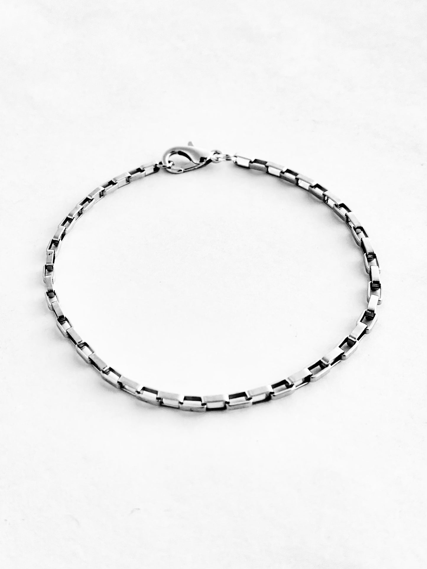 Block Chain Bracelet (Silver)