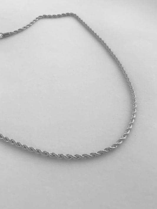 Micro Rope Chain (Silver)