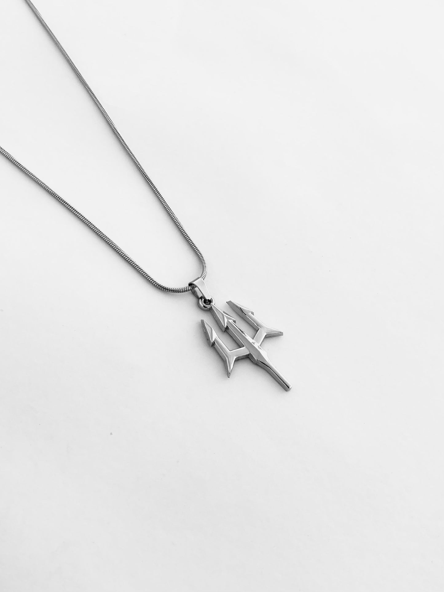 Trident Pendant with Chain