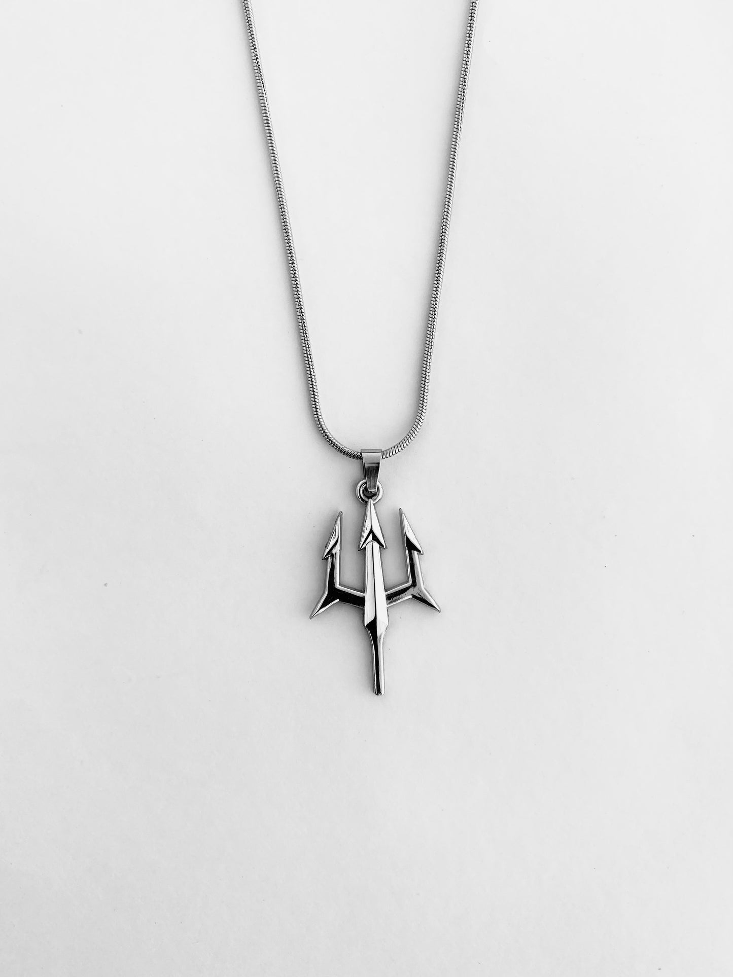 Trident Pendant with Chain