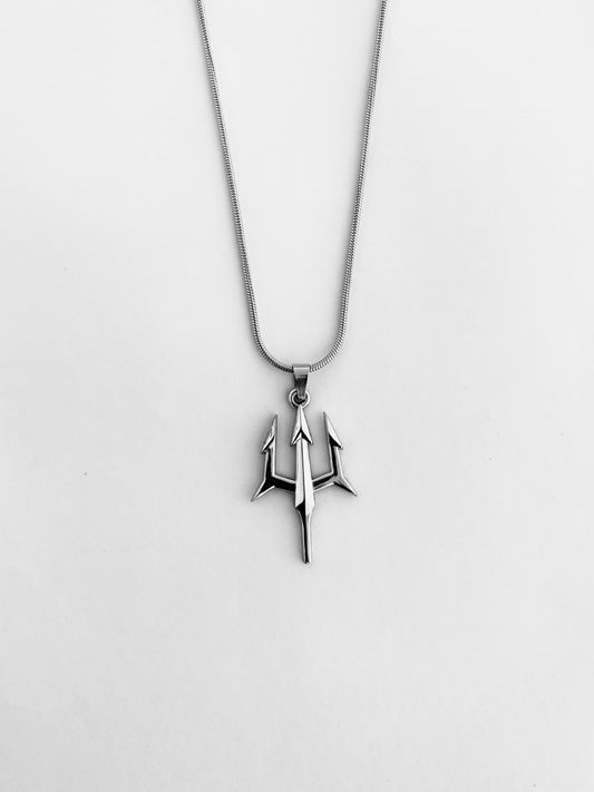 Trident Pendant with Chain