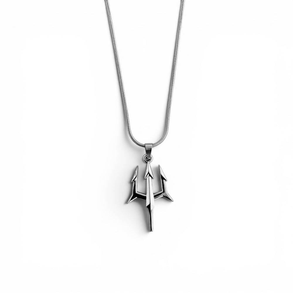 Trident Pendant with Chain
