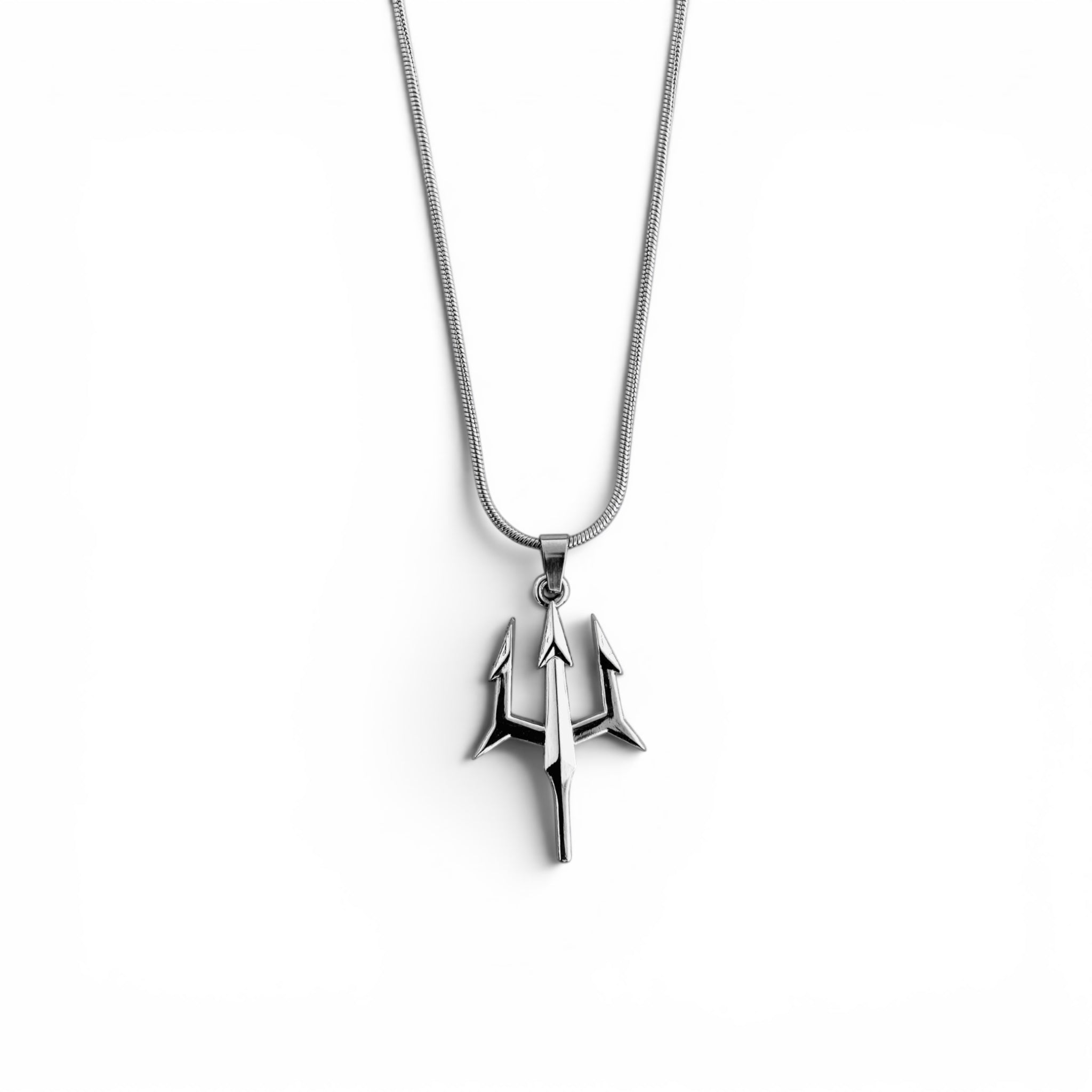 Trident Pendant with Chain