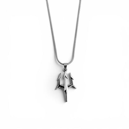 Trident Pendant with Chain