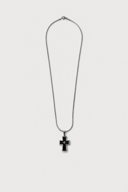 Midnight Faith Cross Necklace