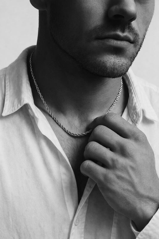 Micro Rope Chain (Silver)