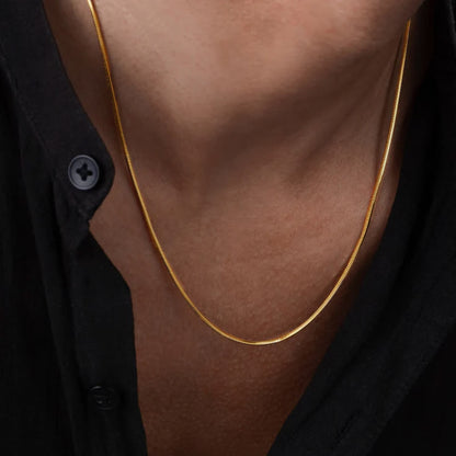 Golden Serpent Snake Chain