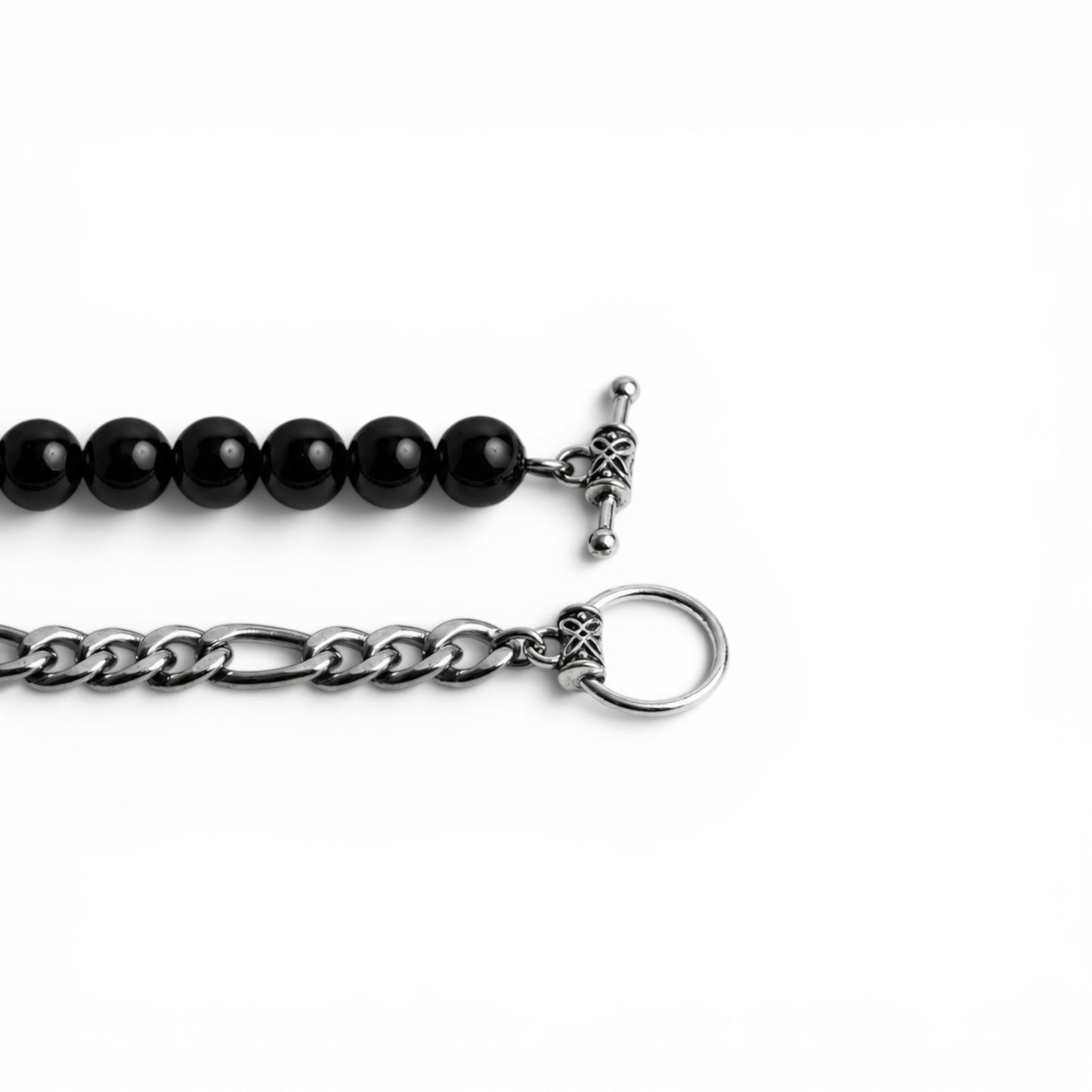 Black Pearl Figaro Bracelet