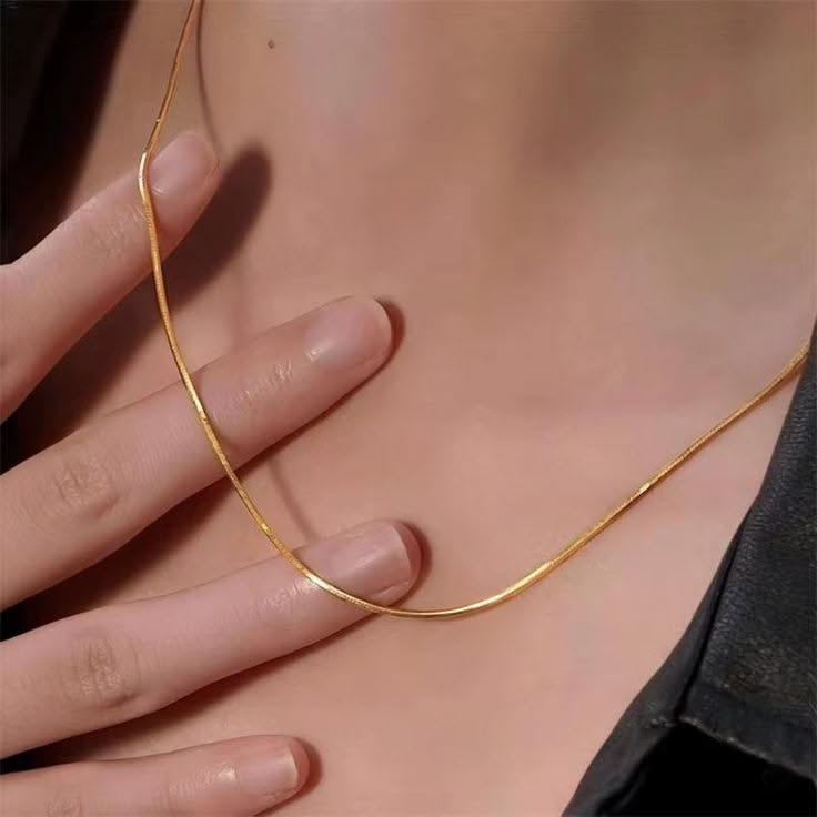 Golden Serpent Snake Chain