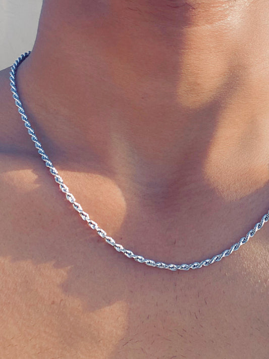 Micro Rope Chain (Silver)