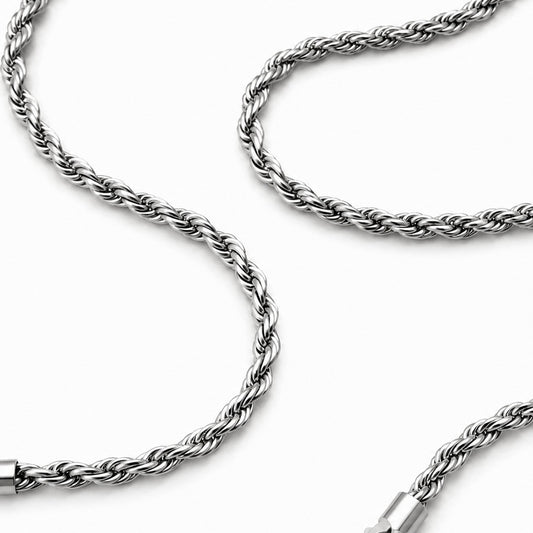Micro Rope Chain (Silver)