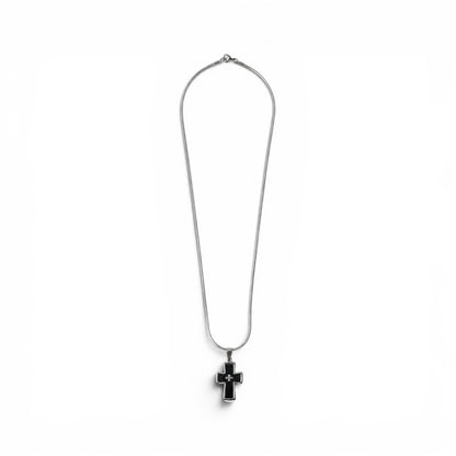 Midnight Faith Cross Necklace