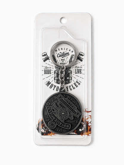 Road Warrior Spinner Keychain