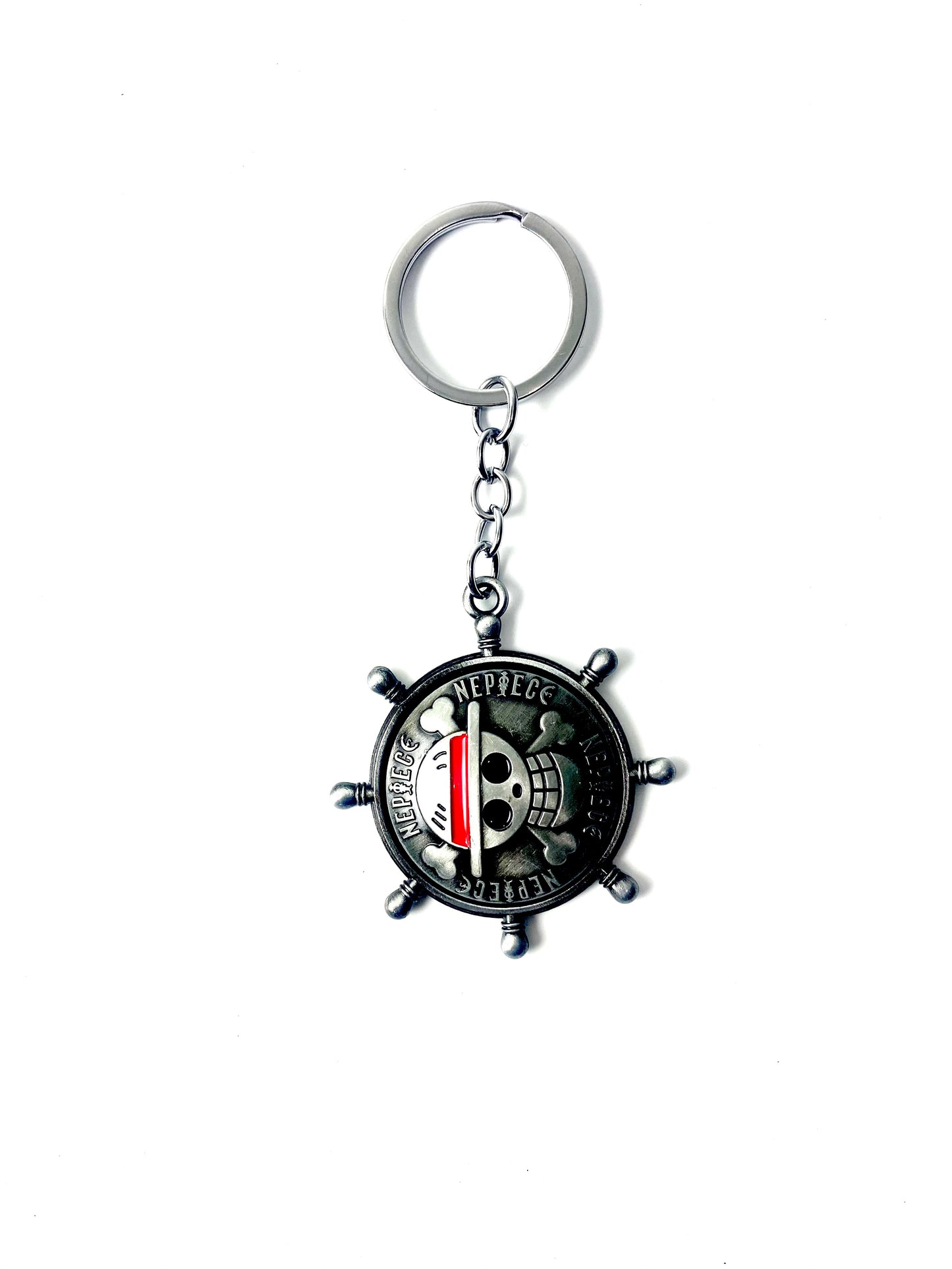 Straw Hat Spinner Keychain