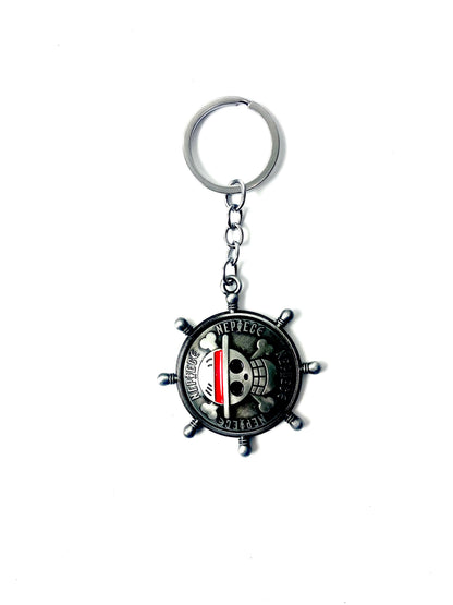 Straw Hat Spinner Keychain