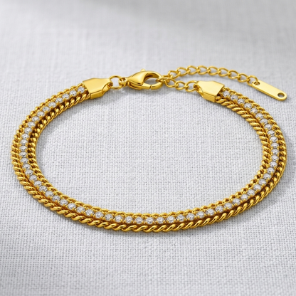Diamond-Link Tennis Bracelet