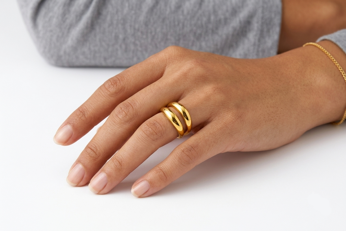 Twist Luxe Gold Ring