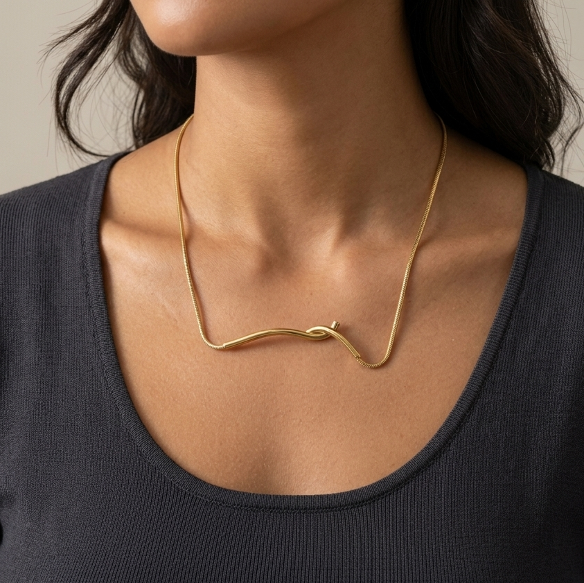 Golden Muse Layered Necklace