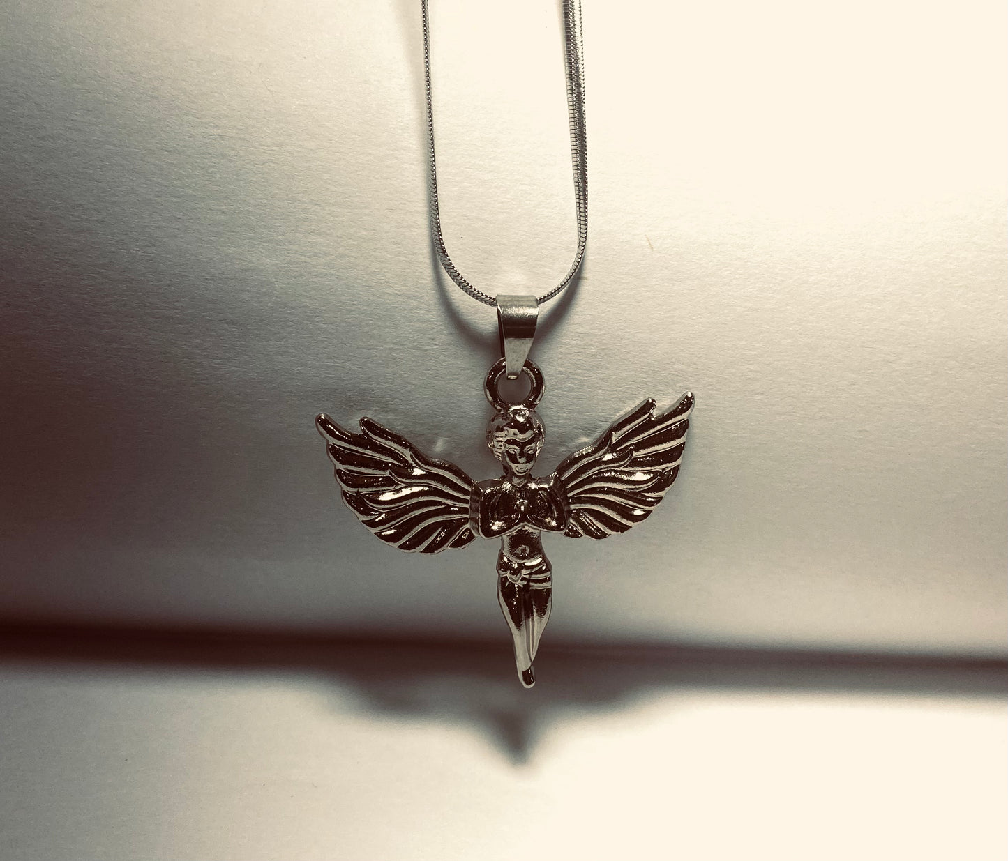 Angle Pendant with Chain