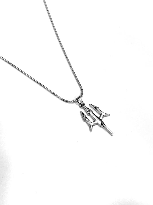 Trident Pendant with Chain