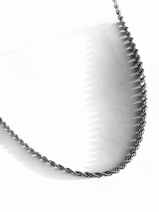Micro Rope Chain (Silver)