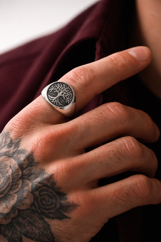 Tree of Life Signet Ring