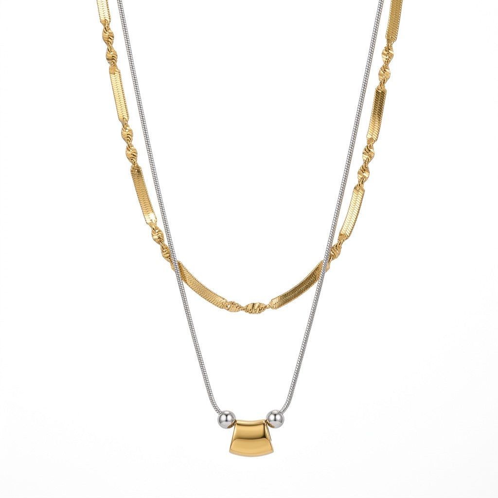 Golden Muse Layered Necklace