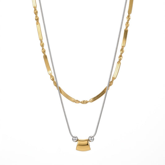Golden Muse Layered Necklace