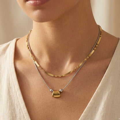 Golden Muse Layered Necklace